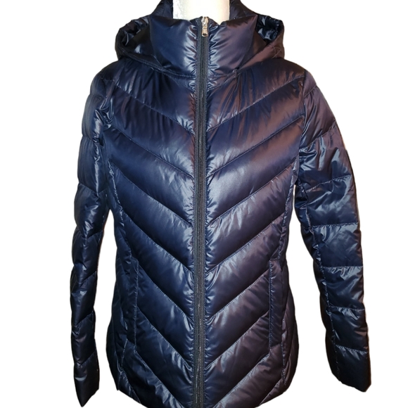 🍂❄️LAUREN Ralph Lauren Ultra Lightweight Goose Down Packable Hooded Puffy Coat - Picture 1 of 11